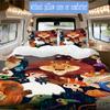Cartoon Animal Pattern Bedding,Quilt Set Quilt Cover Pillowcase Home Birthday Gift (1*duvet Cover+2*pillowcase,without core)XSJT0917361