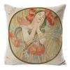 Pillow Ancient Greek Mythology Waist Support Office Sofa Cushion Home Bed Cushion Bedside Backrest