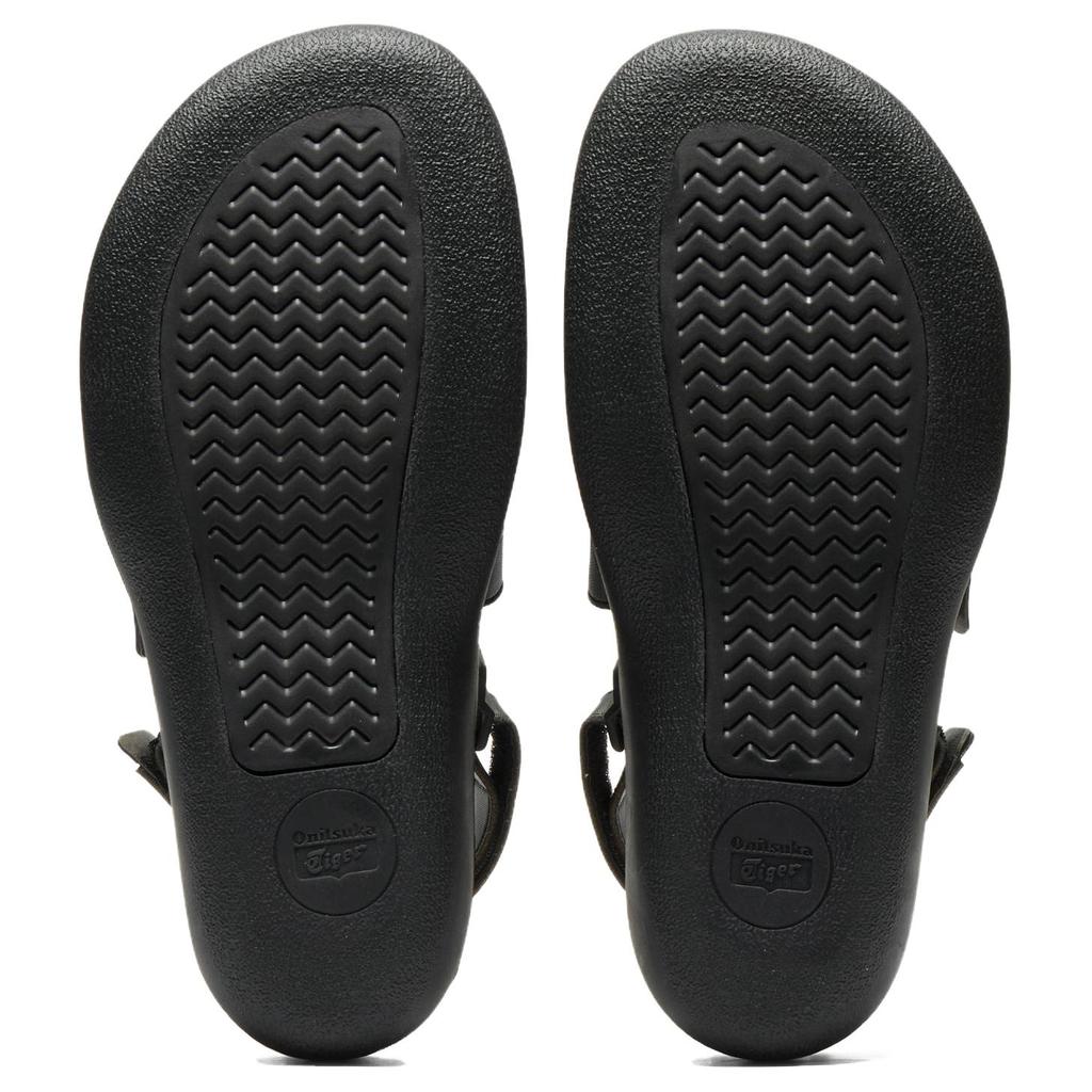 ONITSUKA TIGER Ergonio Fashion Comfortable Beach Sandals Unisex Sandals Black 1183C368-001