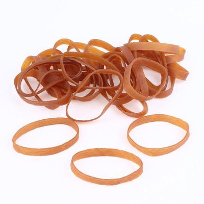 Hot Sale Widened Elastic Band Multipurpose Yellow Rubber Bands 6cm Big Size Stretchable Sturdy Rubber Elastic Band Office Supply