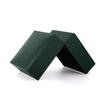 Flip-top Solid Color Jewelry Watch Storage Box with Embossed Design