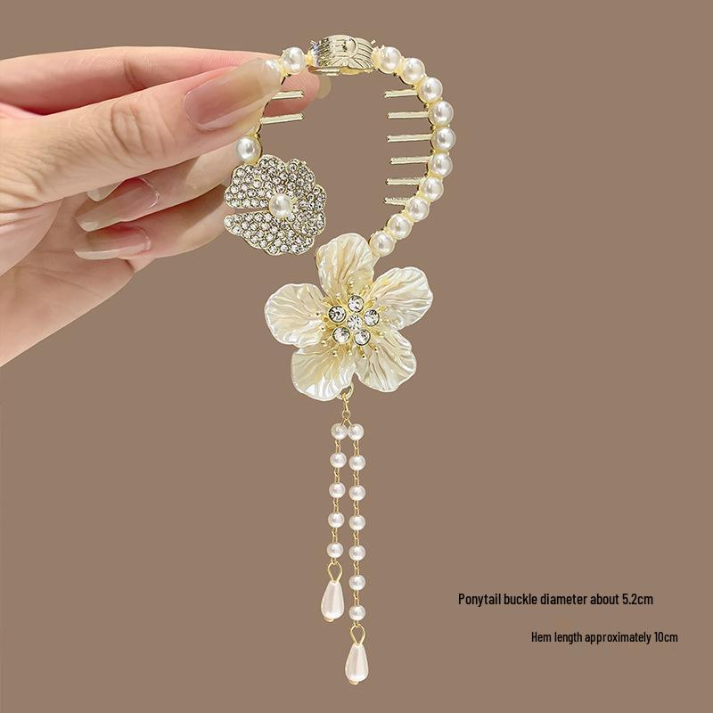 Children's Meatball Claw Hair Clip - Girl's Ponytail Accessory & Styling Tool