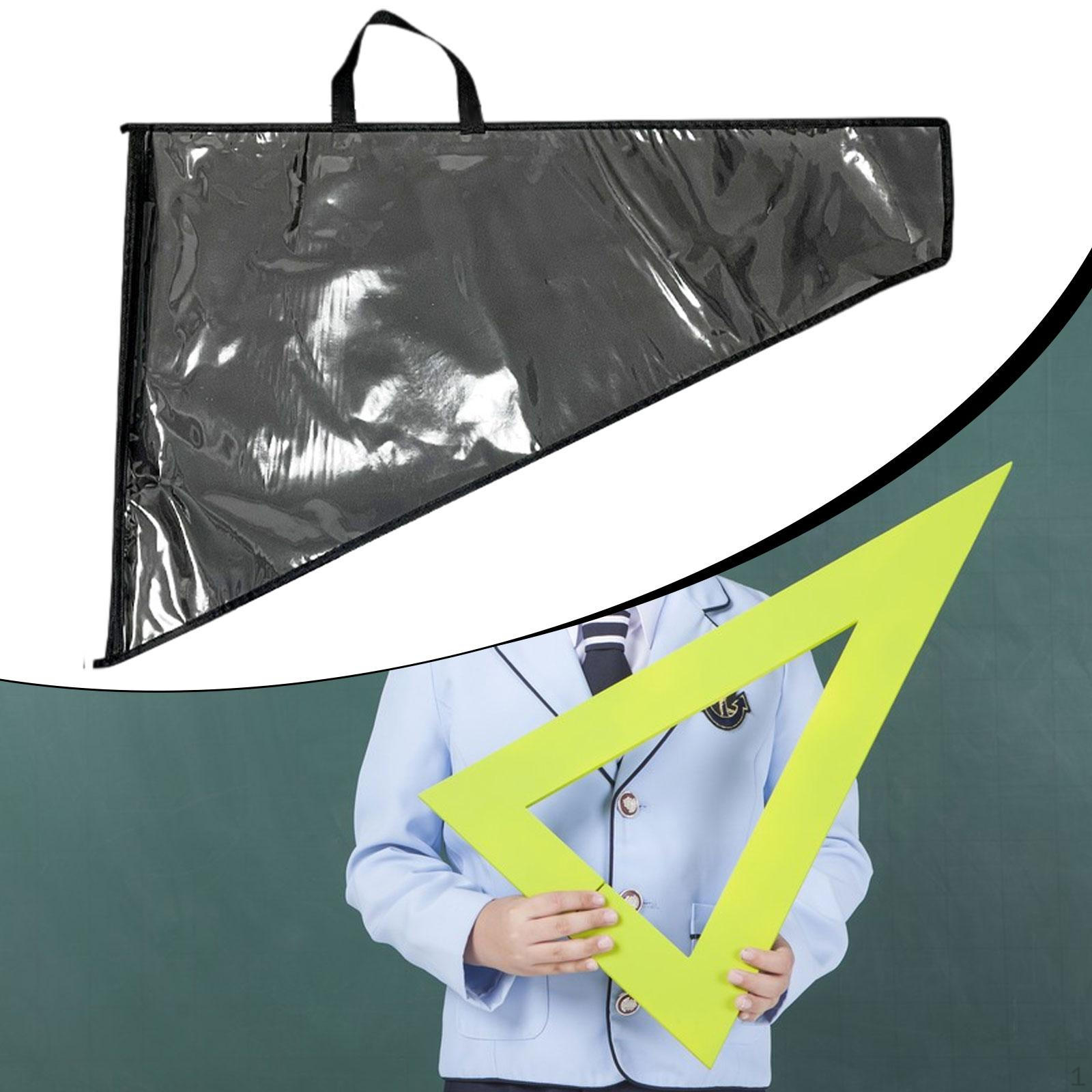 

Футляр для большой треугольной линейки, школьный учебный материал, для рисования и доски. 69cmx44.5cm