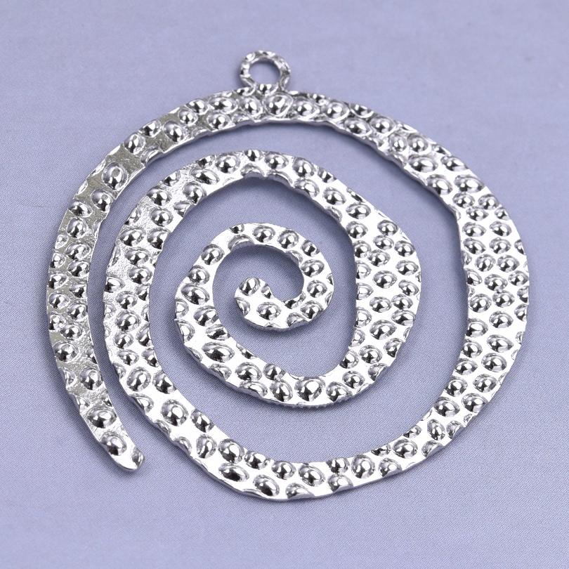 Unevenness Metal Irregular Stainless Steel Heart Charms For Jewelry Making Supplies 6pcs Diy Sea Shell Round Rectangle Pendant