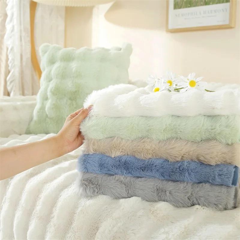 Thicken Plush Couch Cushion Covers Living Room Pet Kids Sofa Mat Non-Slip Armchair Slipcovers Protector Bankhoes Seat Covers