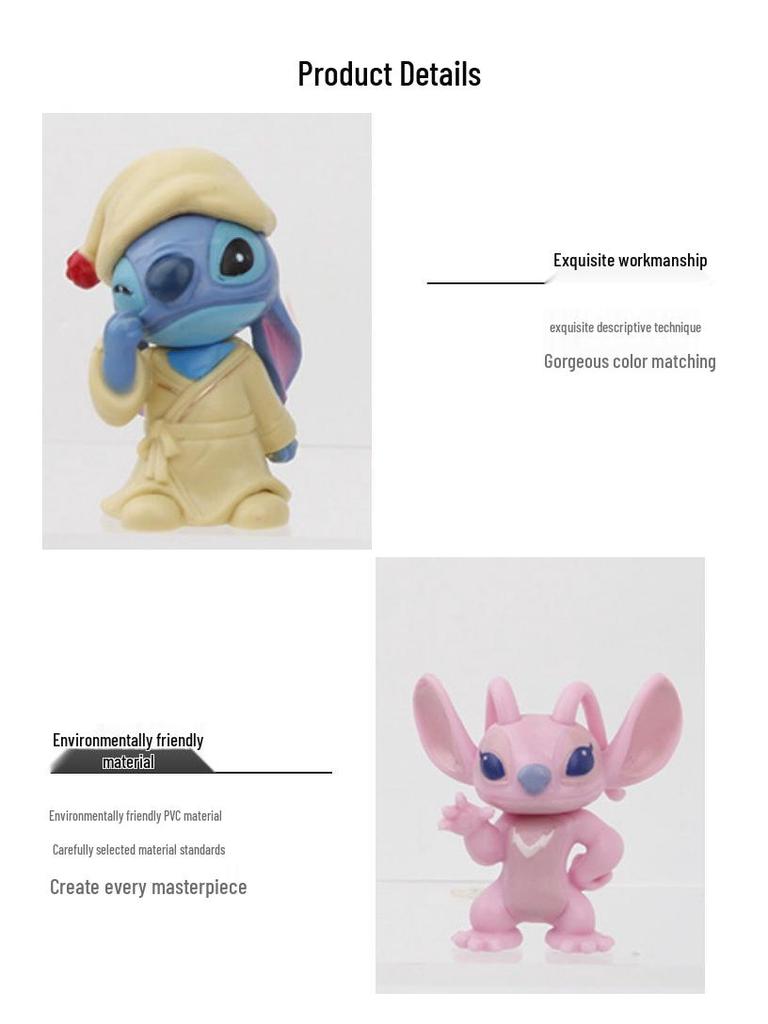 Stitch Figure Doll Blind Box - 12 Lilo & Stitch Models