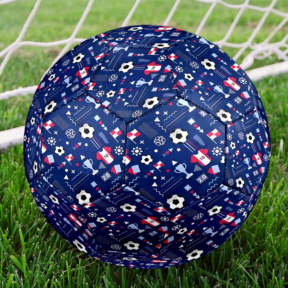 Pallone da Calcio Tema Calcio Taglia 5, Adatto Sia per Partite Indoor che Outdoor, un Regalo Adatto a Tutti.
