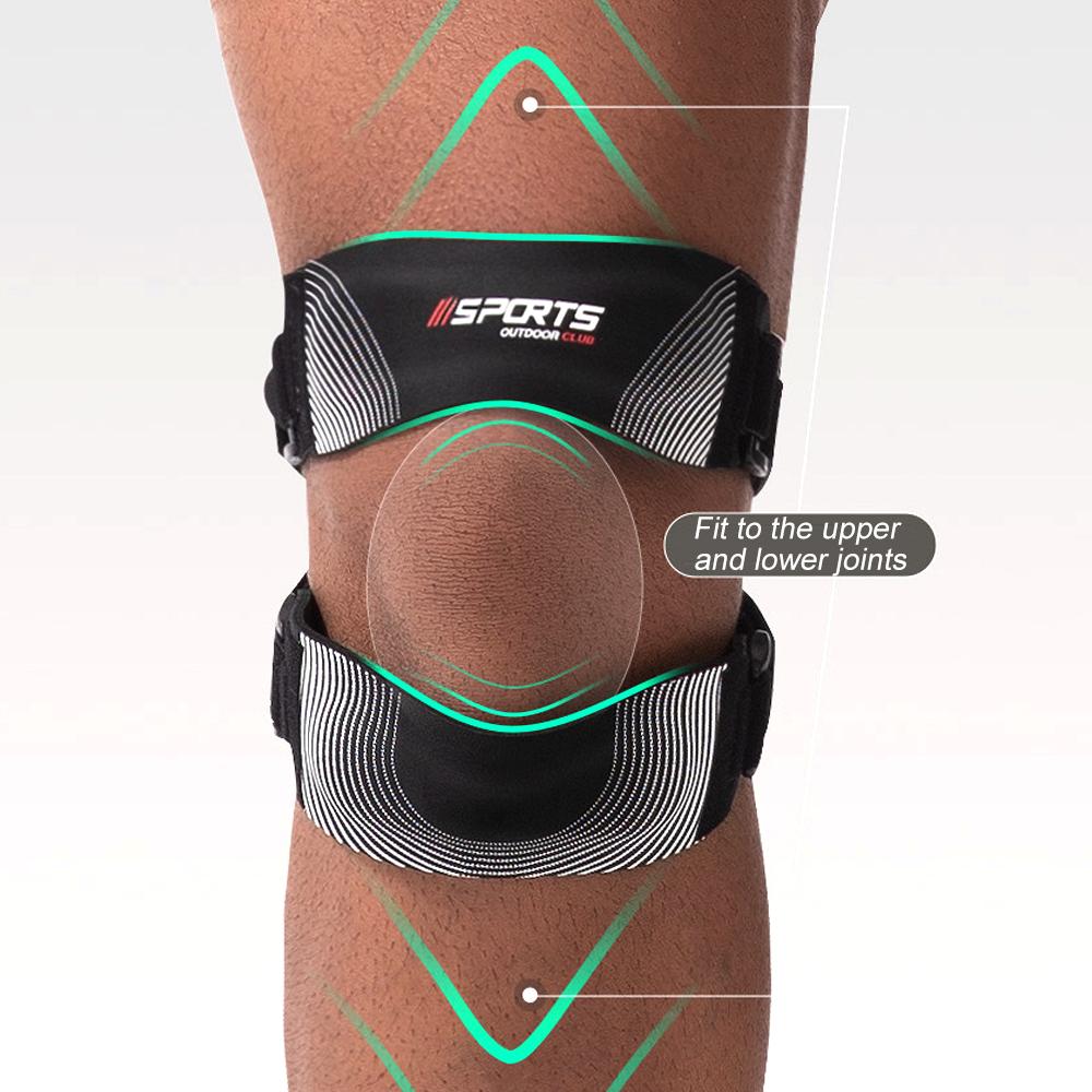 1Pc Patella Knee Strap, Adjustable Knee Brace, Knee Joint Pain Prevention, Relief, Patella Stabilizer Support For Running,Riding