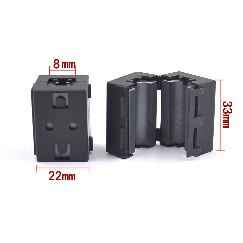 Snap-On Nickel-Zinc Ferrite Core Magnetic Ring for Anti-Interference Shielding