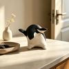 Compact Wildlife Statues Cute Penguin Figurine, Nordic Style Small Animal Statue, Whimsical Playful Home Embellishments Desk Shelf Tabletop