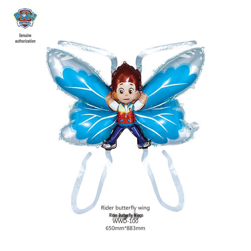 Colorful Children's Angel Wings Inflatable Butterfly Balloons for Night Market and Street Stall Decoration