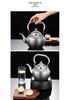 Gold Spherical Stainless Steel Kettle with Hammered Texture - Large Capacity for Hotels and Restaurants.