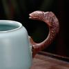 Auspicious Fish Leaping Dragon Gate Pottery Tea Set