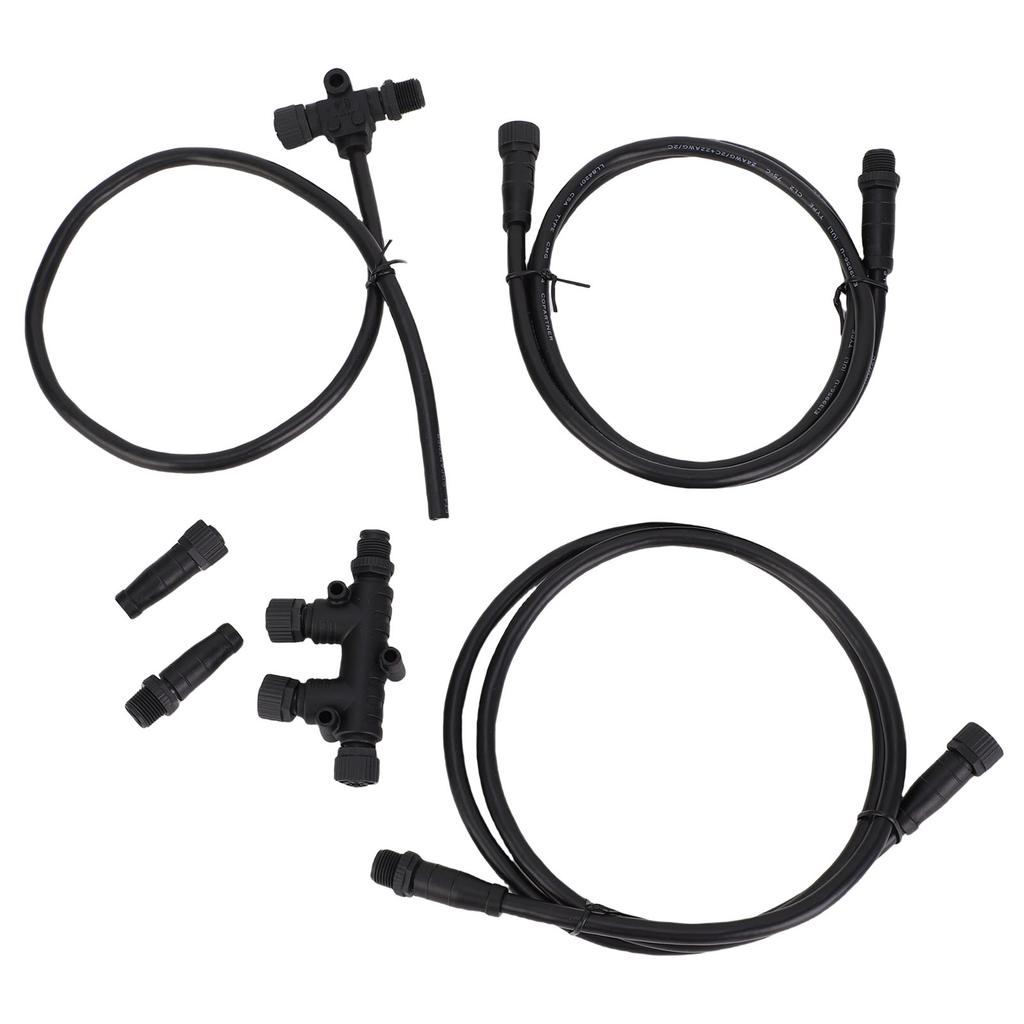 NMEA 2000 Starter Kit Marine Grade Backbone Cables Drop Cables Tees Terminators M12 5pin T Connector 2K Network