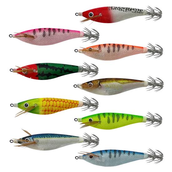 10CM/10G Glow-in-the-dark Shrimp Lure with Squid Hook Realistic Bionic Artificial Bait Saltwater Freshwater Bass Walleye Trout Fishing Accessories