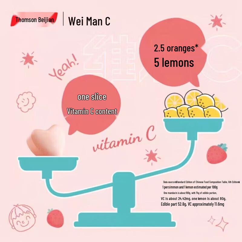 Tangchen Beijian V-Man C Children's Vitamin C Chewable Tablets