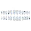 Reusable Press-On Nails With Cat Eye Effect Gradient Design Women Sweet Chic Style Wearable Nail Tips