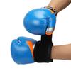 PU Leather Boxing Fighting Sparring Sandbagging Gloves Training Mitts for Children KidBlue