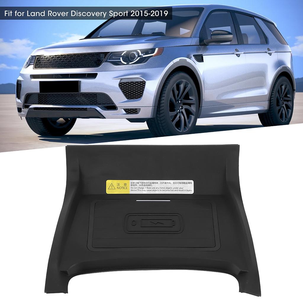 15W Wireless Car Charger Plate Fast Charge Mobile Phone Fit for Land Rover Discovery Sport 2015-2019