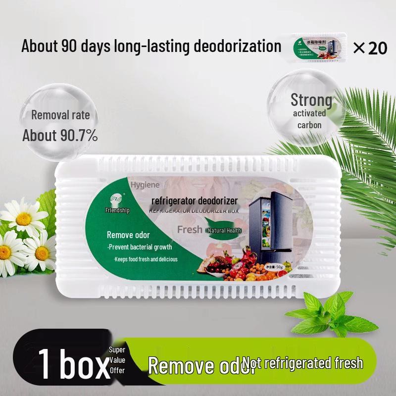 

Дезодоратор с активированным углем из бамбукового угля в коробке для холодильников и жилых помещений