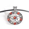 Gothic Supernatural Necklace Pentagram Pentacle Five Pointed Star Wicca Pagan Dean Winchester Pendant Vintage  Jewelry Wholesale