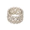 Silk Scarf Ring Clip for Women Metal Round Circle Clip Buckle Rhinestone Love Clothing