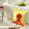 E-Escanor Seven Deadly Sins Square Double-Sided printed Pillow Case Bedroom Bedside Pillow Sofa Cushion Cover