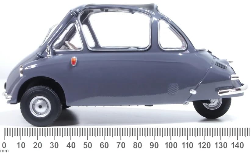 OXFORD Heinkel Trojan Gray Oxford Heinkel Trojan Bubble Car 1/18