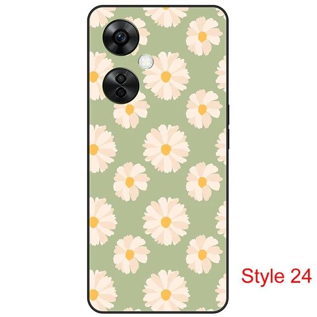 

Силиконовый чехол для OnePlus Nord CE3 Lite NordCE3Lite, милый черный чехол с рисунком, 6,72 дюйма, ультратонкий противоударный чехол CPH2467 OnePlus Nord CE3 Lite_Y41-Style24