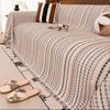 1pc Bohemian Throw Blanket Striped Geometric Pattern All-Season Multi-Use for Sofa Bed Car Travel, Soft Cozy Decorative Accent