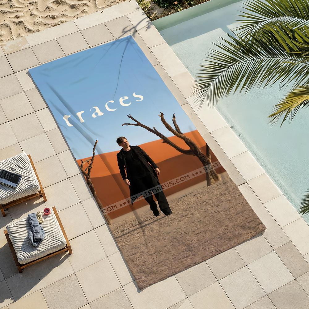 Singer M-Michael P-Patrick Kelly Traces Towel Drying Bath Towel Applicable To Light Swimming Camping Yoga Beach Out