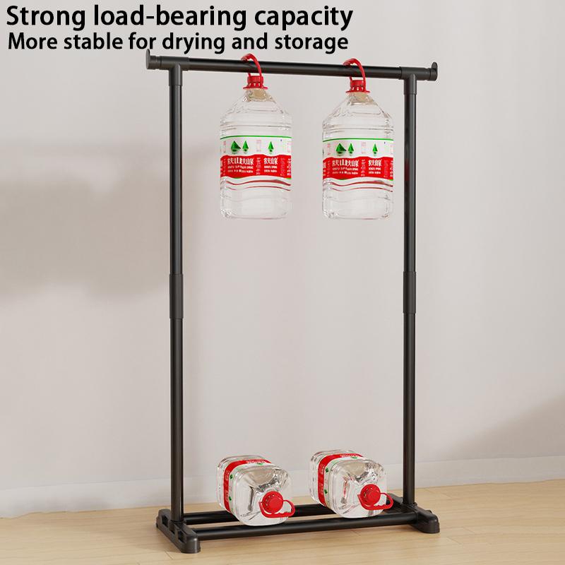 Bedroom Clothes Drying Rack Household Living Room Clothes Storage Rack Wear-Resistant Single Bar Clothes Rack