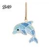 Bird Window Hanging Sea Glass Suncatcher Ornament, Handmade Animal Ocean Acrylic Pendants, Sunlight Reflector Ornament DIY Summer Decor, Valentine's
