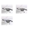 Xiaomi Men Women Progressive Reading Glasses Photochromic Anti Blue Light Presbyopia Glasses Semi Rim Metal Frame 1.00 to 4.00 Diopters