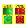 Solar-Powered Speed Display: Radar Speed Measurement with Smile Face Sign