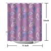 JINRUN Badezimmer verdickter wasserdichter Vorhang, schimmelfester Duschvorhang, Duschtrennwand-Vorhang, Duschvorhang, Badezimmer-Vorhang, kostenlose Perforation