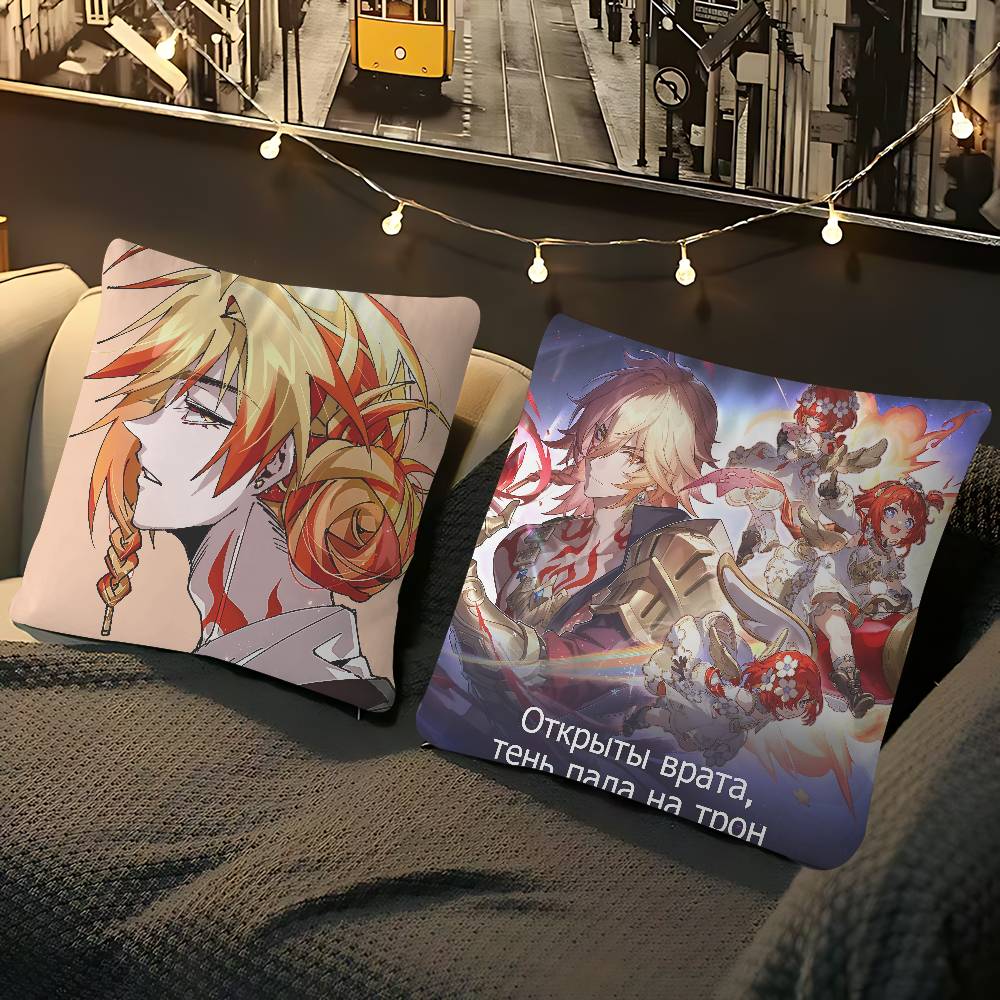 H-Honkai Star Rail Mydei 45*45cm Kissenbezug Kissenbezug Deko Kissenbezug Heim Kissenbezug Für Sofa Kissen