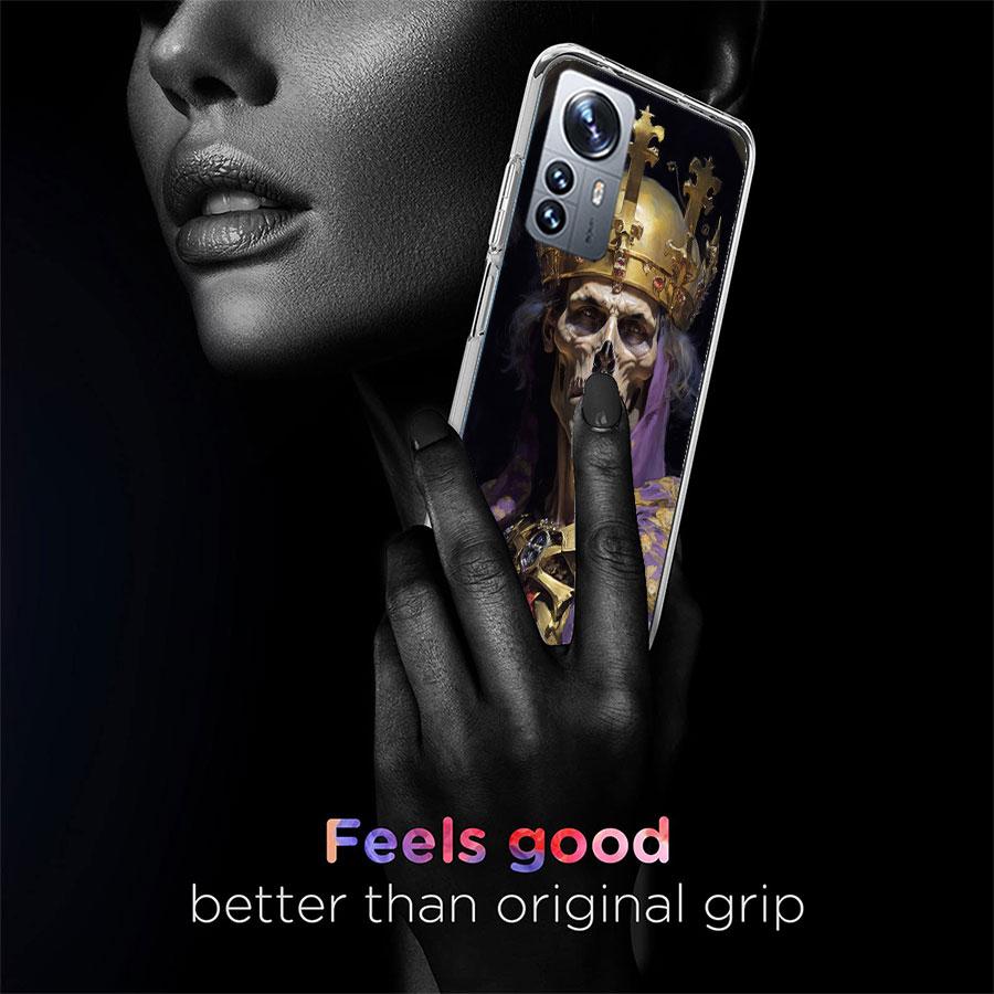 Crown Skeleton Emperor Phone Case For Redmi Note 15 Pro 5G 14 13 12 Pro Plus 11 11T 11E 11S 10 Pro 10S 9 9S Cover Cell Clear wit