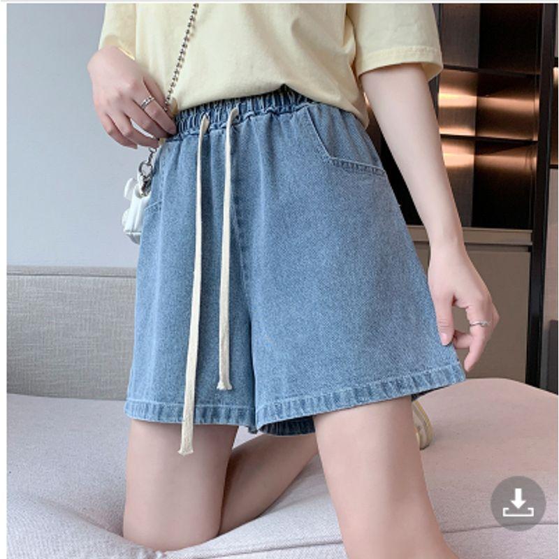 

Fashion Wind Beach Vacation Shorts Oversize Women s Clothing Blue S