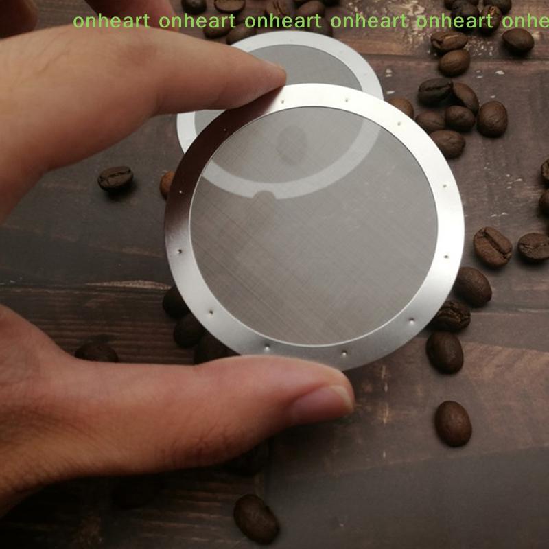 2PCS Aeropress Coffee Maker Filter Stainless Steel Disc Metal Ultra Filter For Aeropress Coffee Maker Kitchen Coffee Accessories