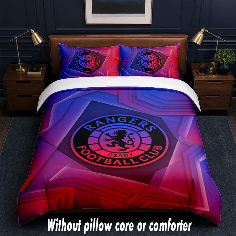 Set Biancheria da Letto Design Rangers FC 1 Copripiumino + 2 Federe Morbido Traspirante Biancheria da Letto per la Casa