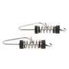 10PCS Boat Flag Clips Stainless Steel for Halyards Outrigger Lines Antennas Stern Lights Flagpole