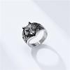Celtic Wolf Ring Men Women Adjustable Open Band Vintage Nordic Retro Animal Jewelry