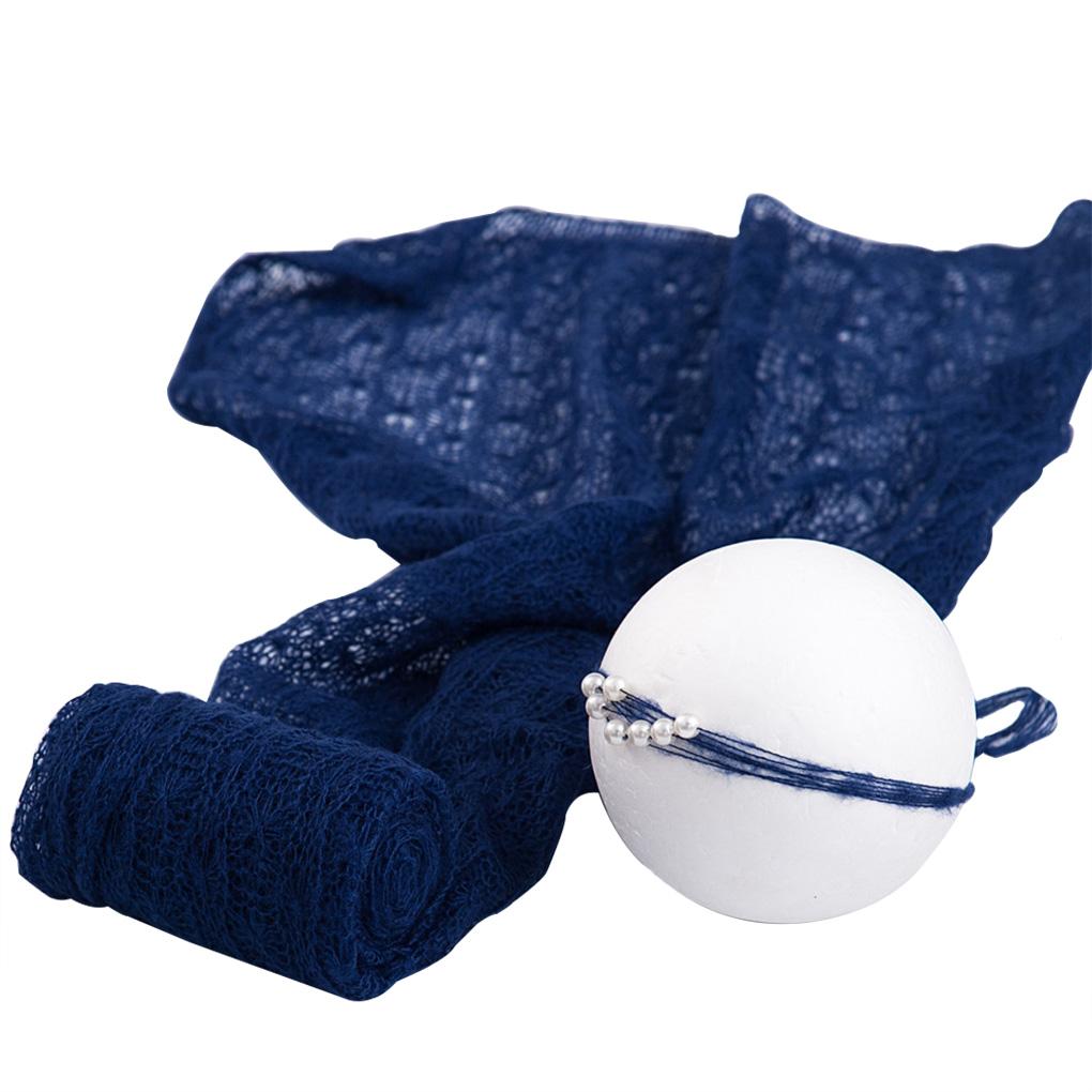 

Newborn Baby Crochet Knit Wrap + Headwear Rayon Swaddle Photography Photo Props