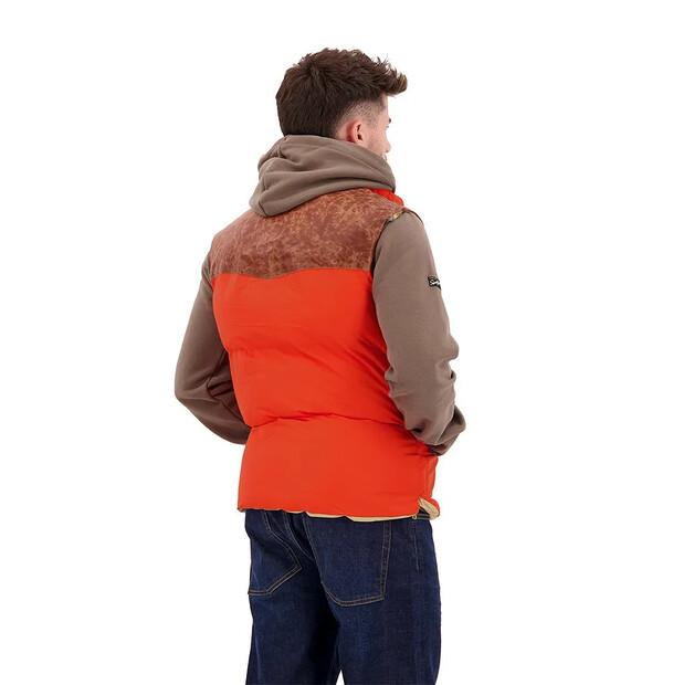 Superdry Mountain Leather Mix Vest