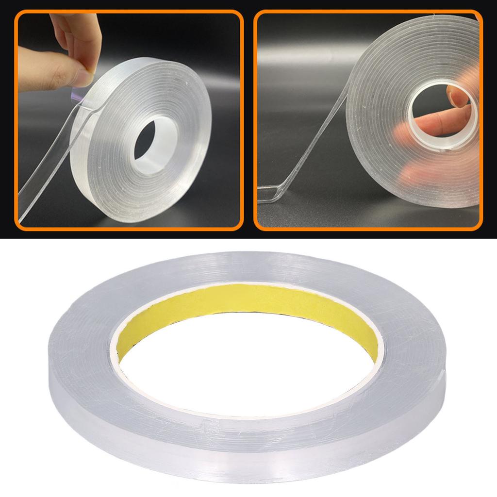 20 rolls of double-sided acrylic tape, strong adhesive attachment for heavy objects, practical wall tape for crafts and decorations