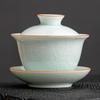 Ru Kiln Style Celadon Sancai Gaiwan Tea Bowl