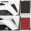 For Toyota C-HR CHR 2016-2018  Chrome Front Fog Light Lamp Cover Trim Front Bumper Grille Eyebrow Accessories Car Styling