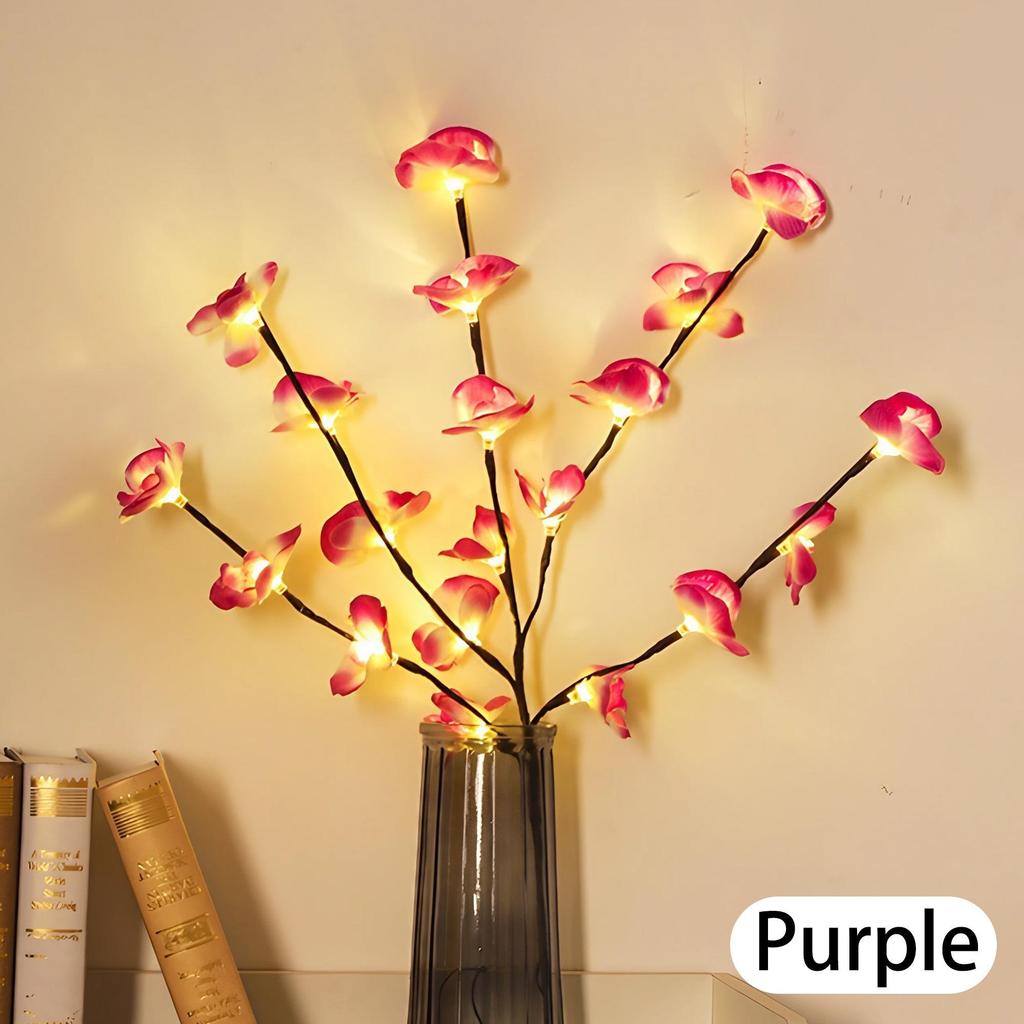 STOENGO 20 LED Willow Branch Lights - Perfect for Home, Bedroom, Wedding, Christmas, Valentine's, Mother's Day Decor