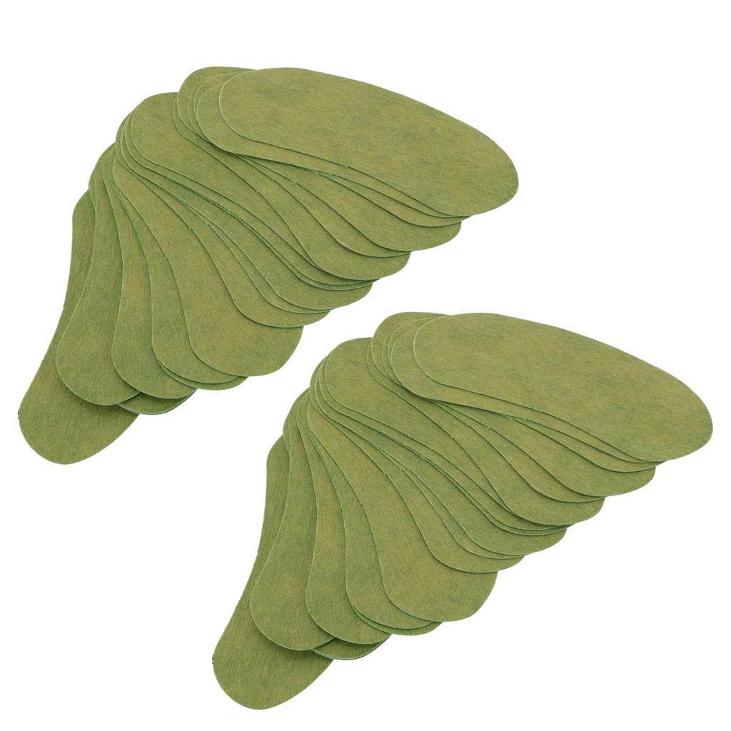 40pcs Shoe Deodorizing Stickers Breathable Sweat Wicking Comfortable Odor Removal Insoles Stickers For Sports Shoes